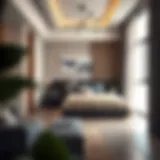 Modern Studio Apartment in Al Nahda Stylish studio apartment interior showcasing modern design