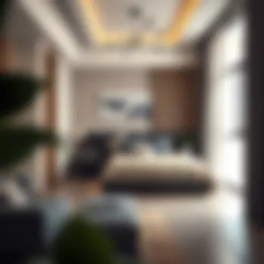 Modern Studio Apartment in Al Nahda Stylish studio apartment interior showcasing modern design