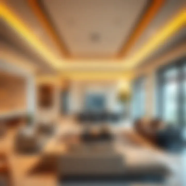 Modern Living Spaces in Nad Al Sheba Gardens Villas Stunning interior layout of a Nad Al Sheba Gardens Villa highlighting modern living spaces