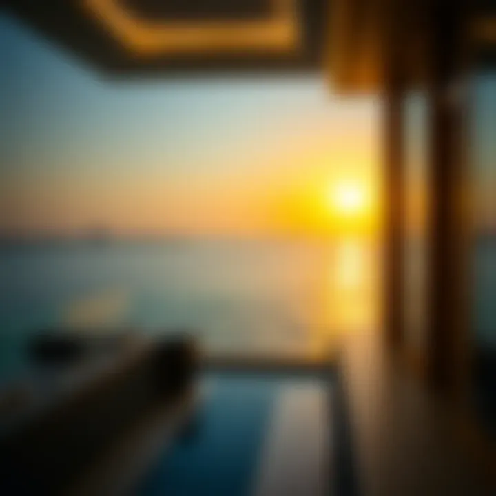 Breathtaking ocean view from the balcony of Nakheel Riu Deira Island Hotel