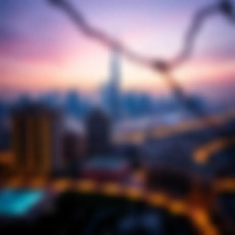 Stunning skyline of Dubai showcasing luxury properties