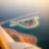 Aerial Overview of Pacific Al Marjan Island Aerial view of Pacific Al Marjan Island showcasing its unique layout and surrounding waters