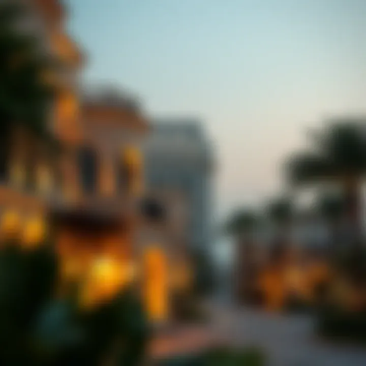 The Charm of Dubai's Exclusive Neighborhoods Exclusive neighborhood ambiance in Dubai