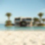 Serenity at Dubai's Private Beaches Tranquil private beach in Dubai