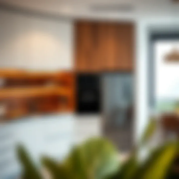 Modern kitchen with high-end appliances in Dubai