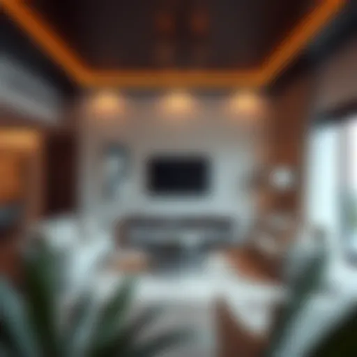 Stylish apartment living room in Nad Al Hamar