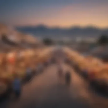 Local market scene in Jebel Ali