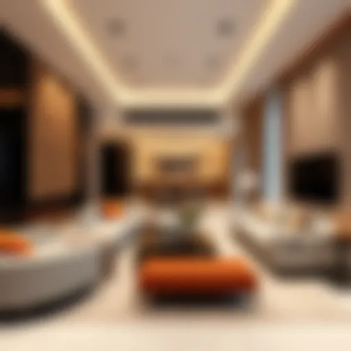 Modern Living Space in Al Quoz Contemporary room interior showcasing modern design