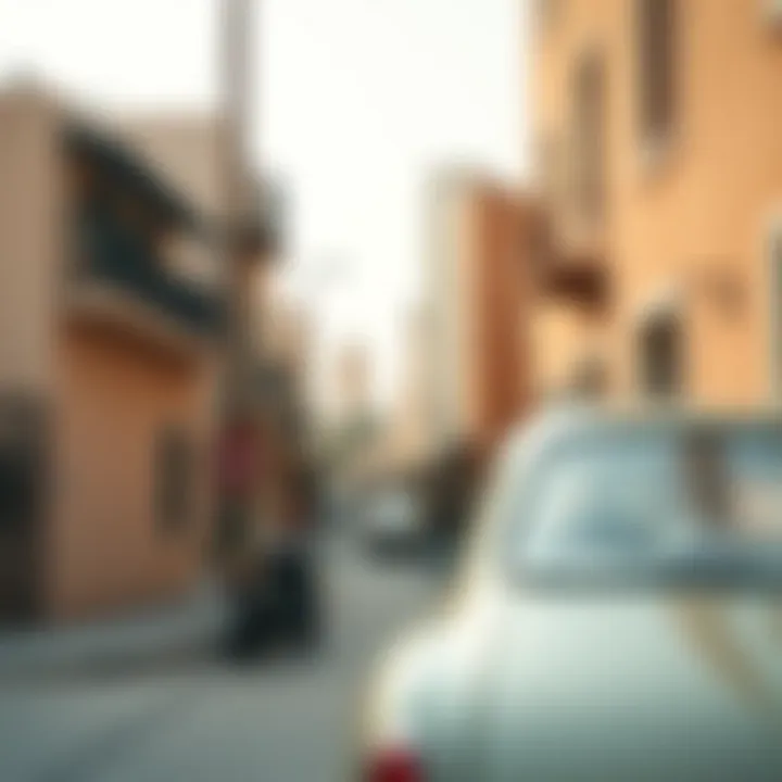 Charming Al Quoz Neighborhood Quaint street view of Al Quoz neighborhood