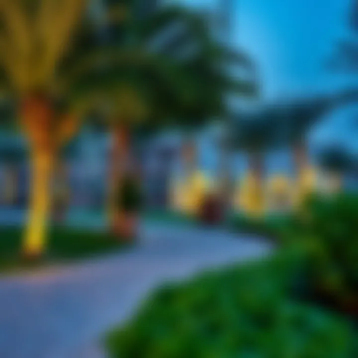 Serene Community Park Community park in International City, a perfect spot for relaxation and social activities