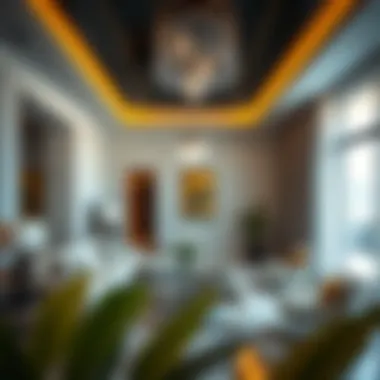 Luxurious Interiors of روڤ داون تاون Luxurious apartment interiors in روڤ داون تاون