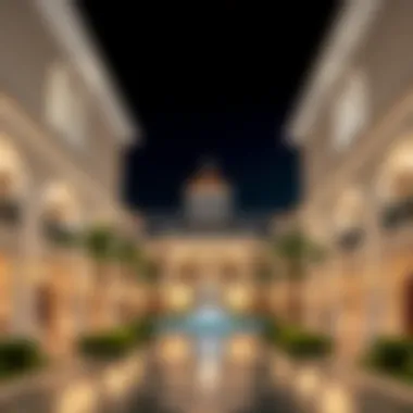 Stunning architectural view of Royal Regency holiday home