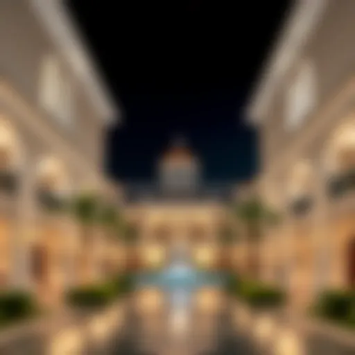 Stunning architectural view of Royal Regency holiday home