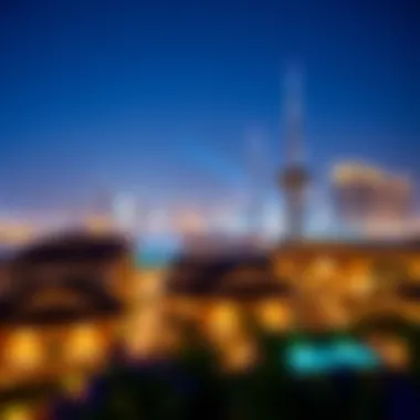 Breathtaking skyline view of Dubai with Royal Regency homes