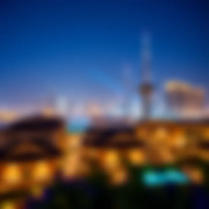 Breathtaking skyline view of Dubai with Royal Regency homes