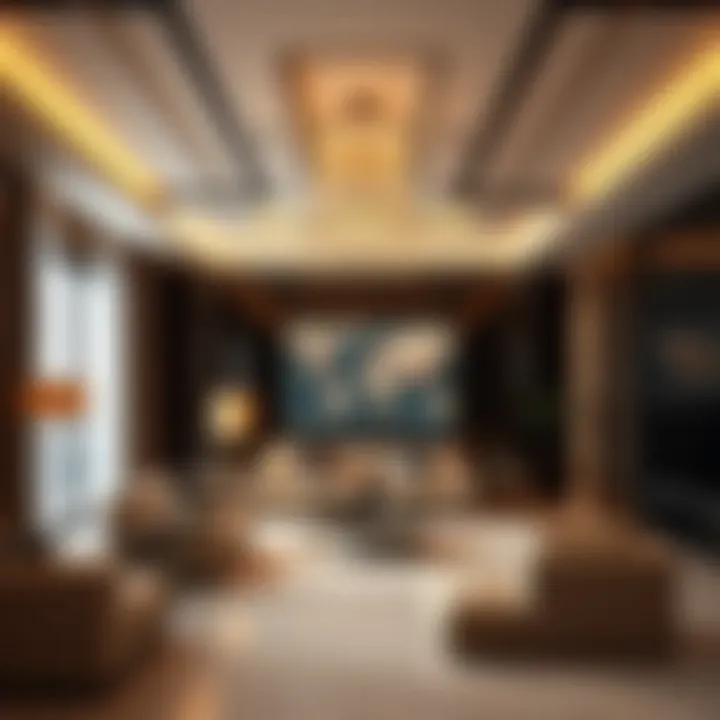 Luxurious Interior of a Dubai Apartment Interior design of a luxury apartment in Dubai