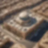 Aerial view of Shalehat Mubzarah showcasing its unique architecture