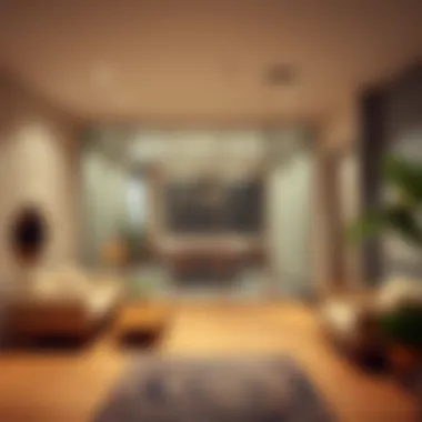 Interior of a Partitioned Rental Space Interior of a partitioned rental space in Silicon Oasis