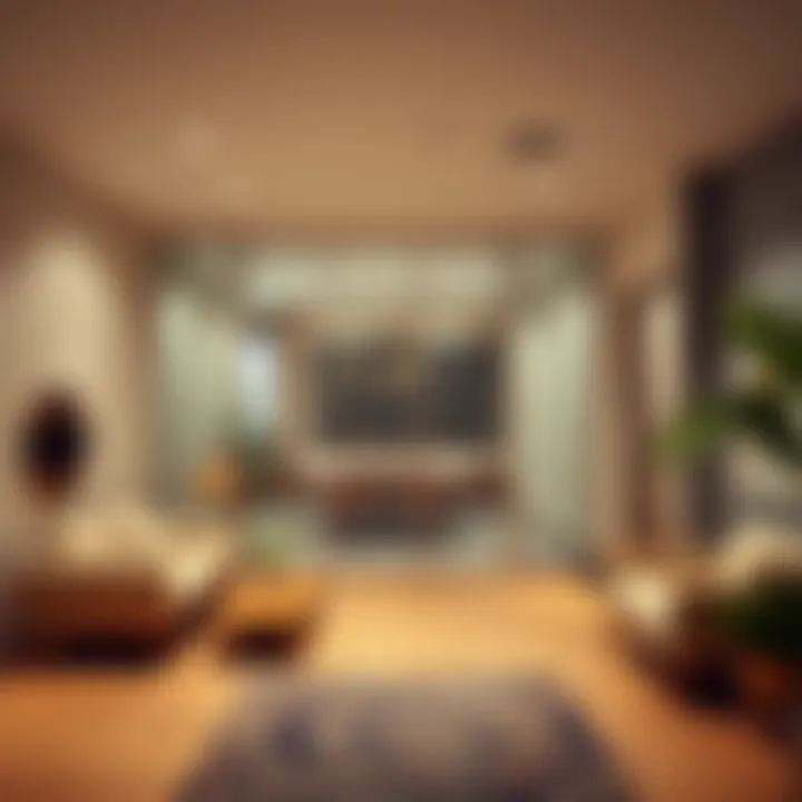 Interior of a Partitioned Rental Space Interior of a partitioned rental space in Silicon Oasis