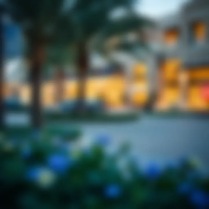 Nearby amenities including parks and shopping areas that enhance the lifestyle at Sobha Creek Vistas Reserve