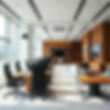 Collaborative Workspaces at Sobha Realty Interior of Sobha Realty's office, emphasizing collaborative workspaces