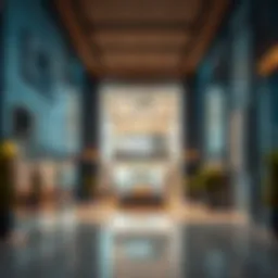 View of Sobha Realty's Dubai office showcasing modern architecture