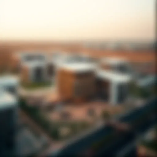 Aerial View of Sobha Heartland 2 Aerial view of Sobha Heartland 2 showcasing its modern architecture