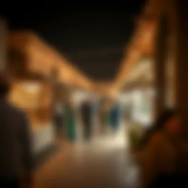 Cultural events and activities taking place at Souk Al Marfa, illustrating community engagement