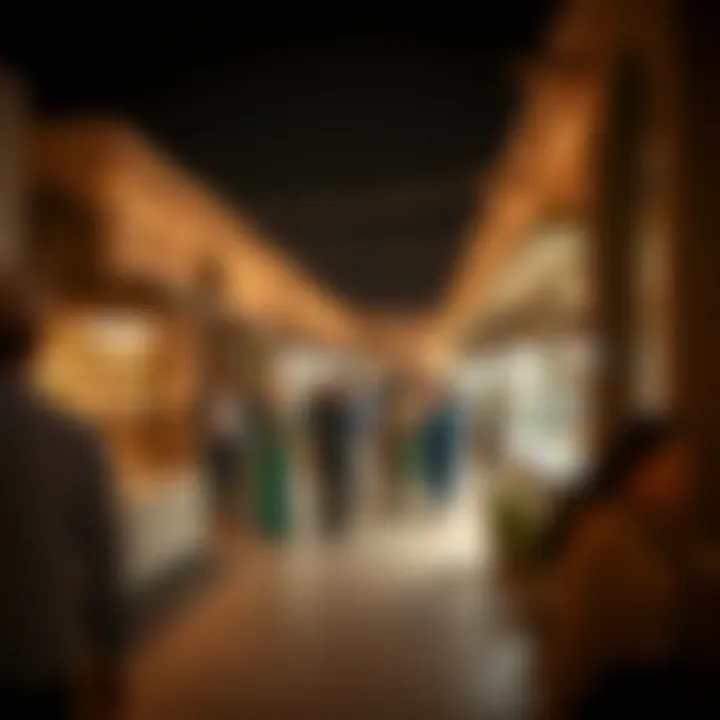 Cultural events and activities taking place at Souk Al Marfa, illustrating community engagement