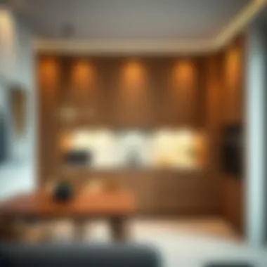 Modern Kitchen Design Modern kitchen design in studio flats