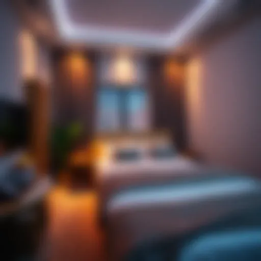 Cozy studio room setup