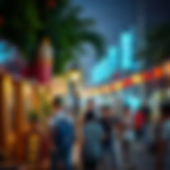 Vibrant community life in Burjuman