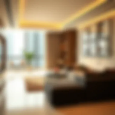 Modern amenities in Burjuman studio apartments