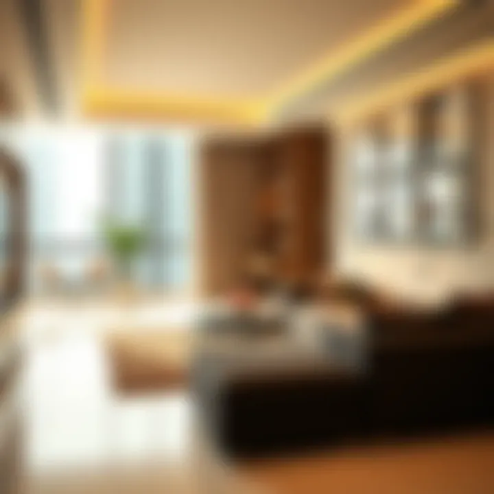 Modern amenities in Burjuman studio apartments