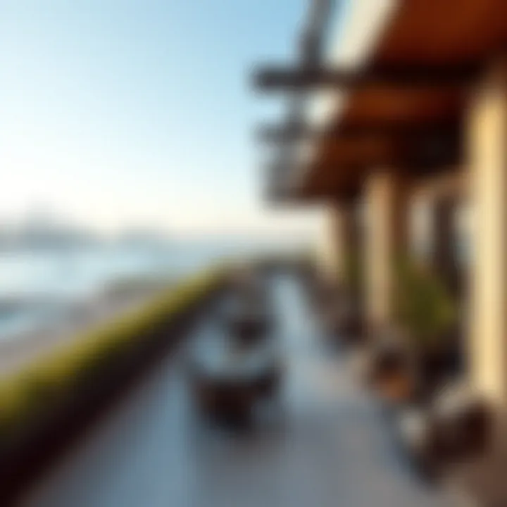 Breathtaking Waterfront View from the Terrace Panoramic view of the terrace overlooking the waterfront