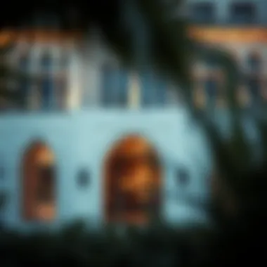 Architectural Elegance at Address Jumeirah Luxurious exterior view of the Address Jumeirah showcasing its architectural elegance