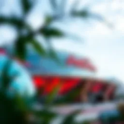 Architectural view of Coca Cola Arena