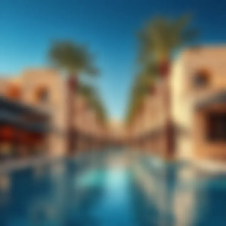 Architectural Design Elements of Palm-Themed Buildings Architectural design elements of palm-themed buildings