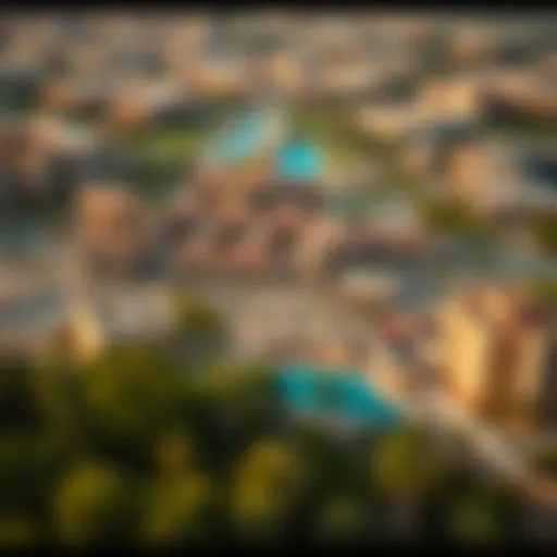 Cluster map of Damac Hills 2 showcasing neighborhoods