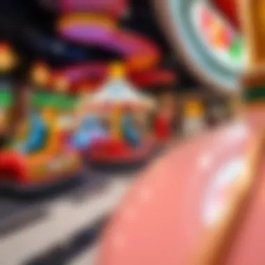 Exciting Entertainment Attractions An engaging entertainment area featuring attractions for all ages