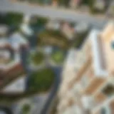 Aerial View of Arjan Aerial view of Arjan showcasing its modern architecture and green spaces