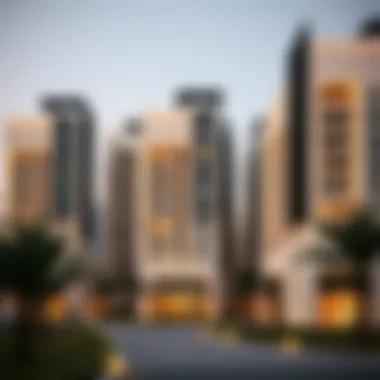 Luxurious Residences in Arjan Luxurious residential buildings in Arjan highlighting contemporary design