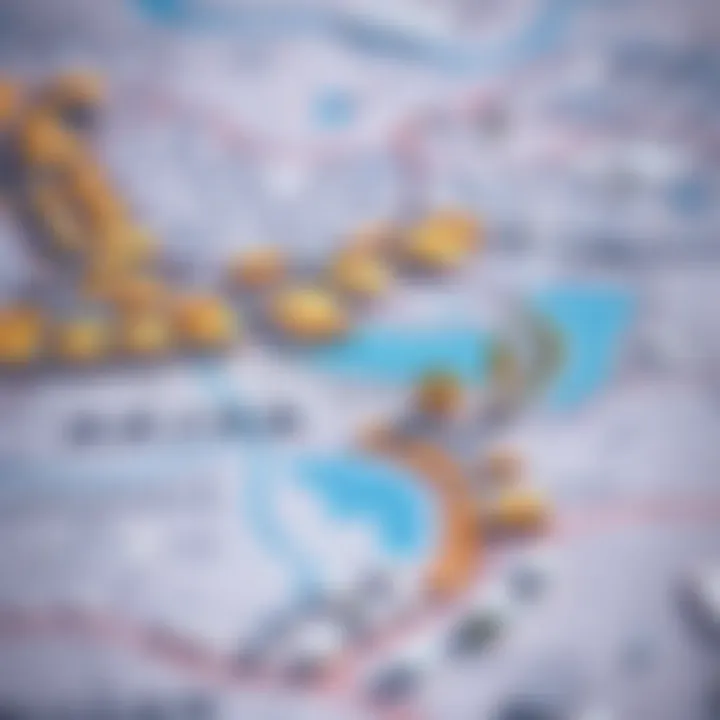 Strategic Location of Arjan Strategic location of Arjan illustrated on a map of Dubai