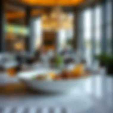 Exquisite Culinary Artistry An exquisite dish showcasing culinary artistry in Dubai