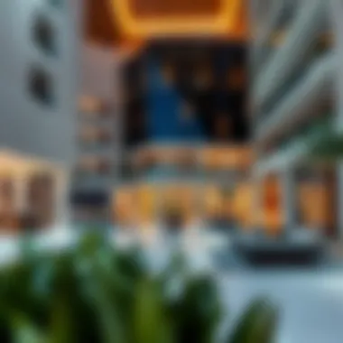 Modern architectural design of The Loft Mirdif