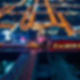 Aerial Perspective of Metro Accessibility Aerial view showcasing the proximity of the metro station to Dubai Sports City