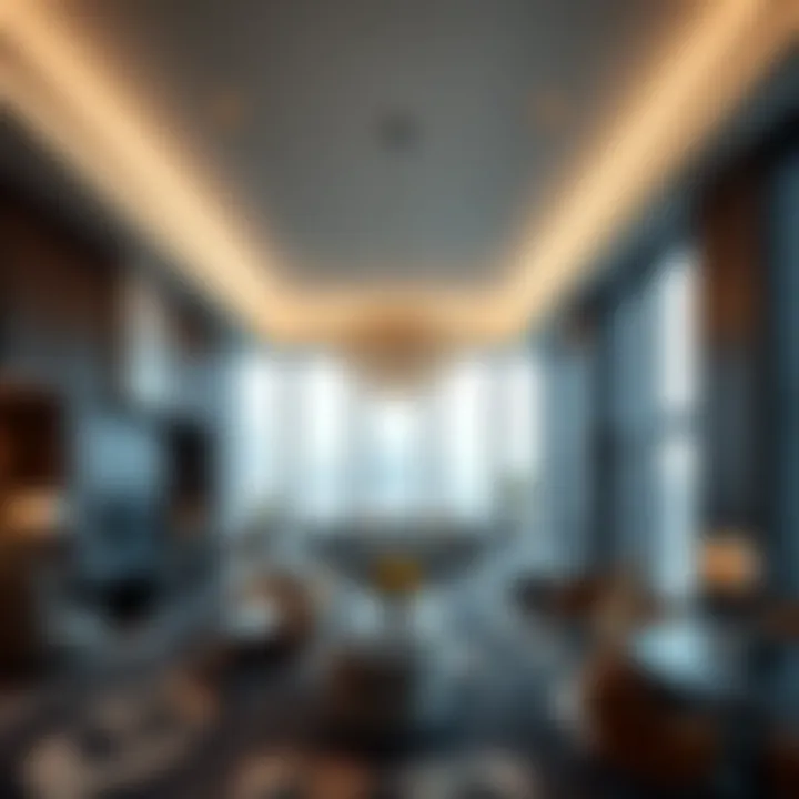 Modern Interior of Standard Chartered Tower Interior design highlighting the modern amenities of Standard Chartered Tower