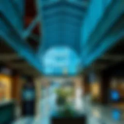 Architectural marvel of WTC Souk showcasing modern design