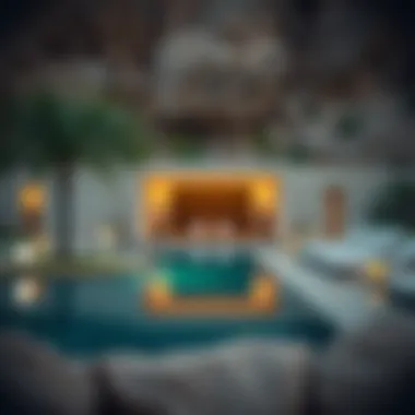 Serene environment showcasing the unique features of Wadi Hub Hatta