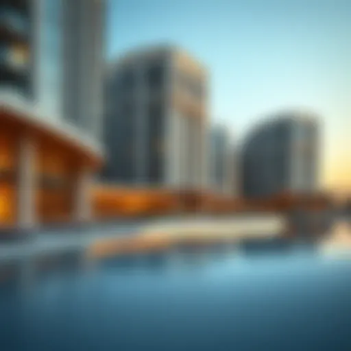 Architectural Elegance of Building Ten Architectural details of Water's Edge Building Ten